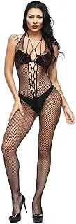 [GRRKDFQ] Women'S Erotic Bustiers & Corsets Fishnet Open Crotch Pantyhose