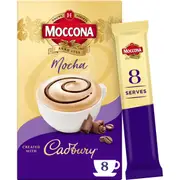 Moccona Cadbury Coffee Sachets Mocha Sachets 8 pack