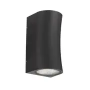 Vita LED Up-Down Wall Light Tri-Colour IP44 Black - VITA EX2-BK
