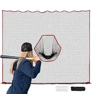Golf Hitting Nets for Backyard - 10x10Ft Hitting Net Sports Netting,Ball Barrier Practice Netting, Heavy Duty Training Aid for Indoor/Outdoor Games