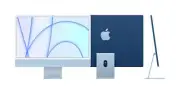 BLUE 2021 APPLE IMAC 24"