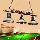 Pool Table Pendant Light Island Light Billiard Balls Hanging Light 7'-8 ' Table