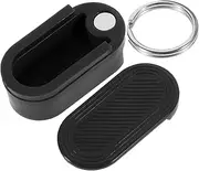 Healeved Box Pill Box Pill Container Keychain Travel Medicine Container Pill Holder Small Pill Cases Pill Keychain Mini Pill Chain Pill Container Pocket Pill Case Plastic Black