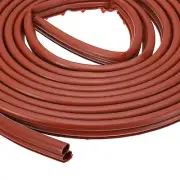 20Ft Weather Stripping Door Seal,5/8"T PET D-Shape Sealing Tape,Brown