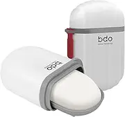 DODAMOUR 2 Pcs Travel Soap Container, Portable Soap Dish with Lid, Plastic Bar Soap Holder for Home Outdoor Hiking Camping (S)