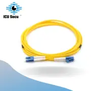 Fiber Optic Cable 3M - 9.8ft LC-LC 9/125 OS2 Duplex Single-Mode PVC Yellow