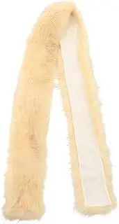 YOSADIER Faux Fur Shawl Collar Scarf Warm Winter Costume Accessory Soft Charming Wrap for Daily Wear Shopping and Leisure Stylish Cold Weather Essential