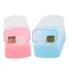 30 Holes Nail Drill Bit Holder Cleaning Brush Case Dsut Proof Stand Display PSG