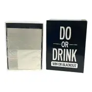 Do or Drink Win or Blackout Drinking Cards Game Adults Friends Party Humor