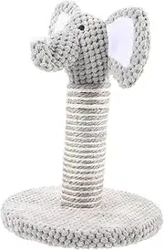 Cat Scratching Post Comfortable Elephant Molding Scratch Post for Kittens Reusable Scratching Pole with Stable Structure Indoor for Cats