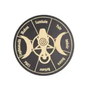 Wooden Carved Cup/Pot Mats, Tarot Theme Pendulum Board, Goddess Pattern