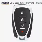 Smart Remote Key Case Fob 4Buttons Shell for Chevrolet Camaro Cruze Malibu Sonic