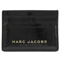 在飛比找ETMall東森購物網優惠-MARC JACOBS 馬克賈伯 浮雕LOGO漆皮信用卡名片