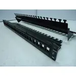 台製 3ANET 1U 19" 24 PORTS PATCH PANEL 空網路跳線面板