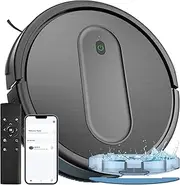 Robot Vacuum and Mop Combo, 2 in 1 Mopping Robotic Vacuum with 2000Pa Max Suction, WiFi/App/Alexa, Schedule Settings, Self-Charging, Slim, Tangle-Free, Ideal for Hard Floor, Pet Hair and Carpet05