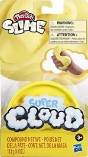 Play-Doh Slime Super Cloud Single YELLOW Fluffy Slime Compound 4OZ Sealed
