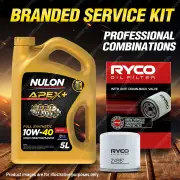 Ryco Oil Filter 5L APX10W40 Engine Oil Kit for Mitsubishi Colt Lancer Nimbus