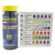 AquaChek Pool Test Strips Select, 7in1, TH, TC, TB, FC, pH, TA, CA, 50ct 541604