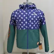 NWT MEN THE NORTH FACE FLYWEIGHT HOODIE 2.0 CAVE BLUE NEXT JACKET WINDBREAK SZ S
