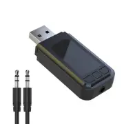 USB Bluetooth 5.0 Wireless Adapter, Wireless Audio Transmitter Receiver with ...