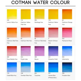 【Artshop美術用品】英國 Winsor&Newton 牛頓水彩 Cotman 學生水彩 水彩顏料 單支 21ml