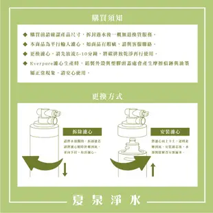 【夏泉淨水】除水垢餐飲用濾心，MH2濾心，Pentair Everpure MH2，美國原裝進口商業用濾心，平行輸入品。