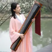 Chinese Guqin New style KuMu LongYin Old fir Wood 100% Guqin 7 strings Zither