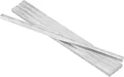 uxcell 5 Pcs Square Steel Key Stock, 3/8" x 3/8" x 12" Cold-Drawn 45# Steel Bars Precision Key Stock for Gearbox Coupling, Silver Tone