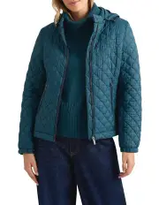 [David Lawrence] Victoria Dogtooth Jacket in Peacock Multi