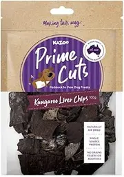 Kazoo Prime Cuts Kangaroo Liver Chips - 100g