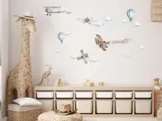 [Namly Design] Wallsticker - Planes and Balloons / Personalised