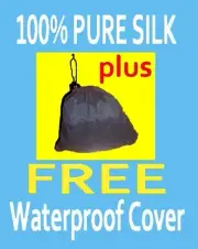 KIDS_Sleeping Bag Liner_100% Silk_Waterproof cover Aust Made