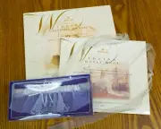 Hallmark Wedding Guest Book + Keepsake Journal + White Enchanting Garter