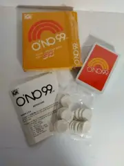 Vintage 1980 O'NO 99 Card Game - By Makers of UNO Complete w/Instructions Chips