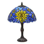Meyda Lighting 16.5'H Sun, Moon & Stars Table Lamp, Vadk Ia Yellow - 153615