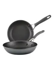 [Circulon] ScratchDefense A1 Nonstick Induction Frypan Twin Pack 21.5/25.4cm in Grey