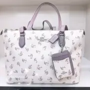 NWT Coach Gallery Tote Bag In Signature Canvas/Zip Card Case CAL59/CAU43