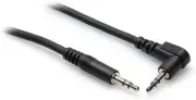 HOSA - Stereo Interconnect Cable - 3.5 mm TRS to Right-angle 3.5 mm TRS - 3 ft
