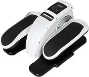 Pedal Exerciser Mini Exercise Bike Cross Trainer 50W White Home Fitness Equipment