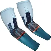 [FSCEV] Chicago Sun Protection Arm Sleeves Outdoor Essentials Cooling Compression Golf Hiking Cycling