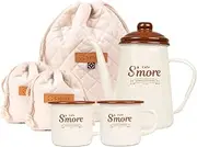 S'more café s'more enameled Tableware Kettle & Mug Set