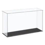 Acrylic Display Case Plastic Box Cube Storage Box Clear 36x11x20.5cm
