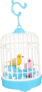 Kisangel Singing Bird Compact Simulated Bird Model with Light and Sound Voice Activated Response for Interactive Play and Exploration