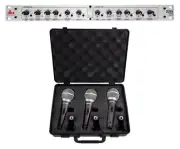 DBX 234S Stereo 2/3 Way/Mono 4-Way 2 Ch. Crossover +(3) Samson Mics+Mic Clips