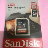 在飛比找蝦皮購物優惠-SanDisk Ultra SDHC 16GB 記憶卡 48