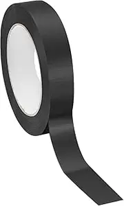 uxcell 0.8"x0.009" Bookbinding Tape, 22 Yard Cloth Bookbinding Repair Tape Book Binding Tape Self Adhesive for Repairing Old Books, Black