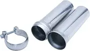 Pypes Performance Exhaust PVA14 2.5in Ball & SocketConnectorwith Clamp, 1 Pack