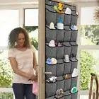 24/Pocket Shoe Holder Organiser Hanging Shelf Rack Storage Hook Over The Door☌