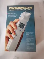 Thermoscan Inc. Instant Thermometer HM-2 Vintage 1994 Brand New