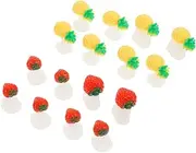 Healeved E Separator Tool 16pcs Set Nail Art Tool Accessory Silicone Material Comfortable Foot Toe Dividers for Home and